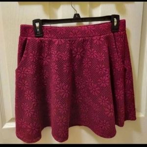 JOE B BY JOE BENBASSET  KNITTED SKATER SKIRT JR LG 9-11 VINTAGE & NWOT!